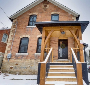 Full House Build---View of front of house from outside